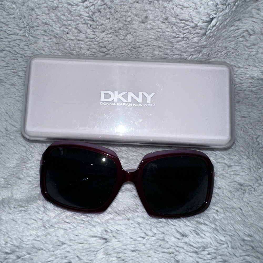 DKNY purple sunglasses